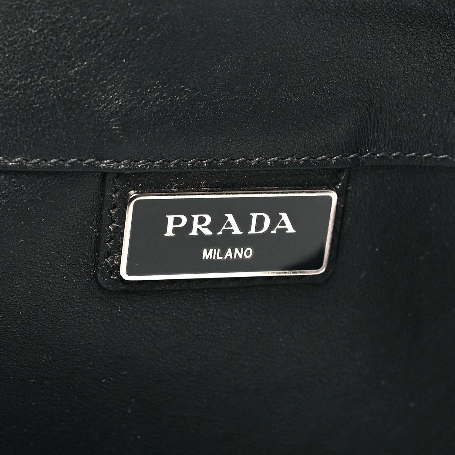 Prada Soft Calfskin Tote Black 6 of 11