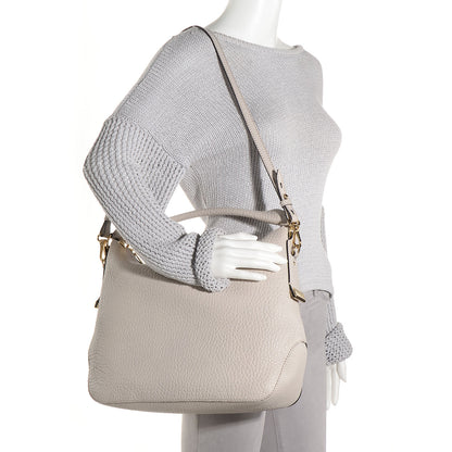 Burberry Heritage Grain Small Hobo White 7 of 13