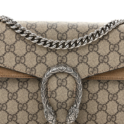 Gucci GG Supreme Monogram Small Dionysus Shoulder Bag Taupe 8 of 13