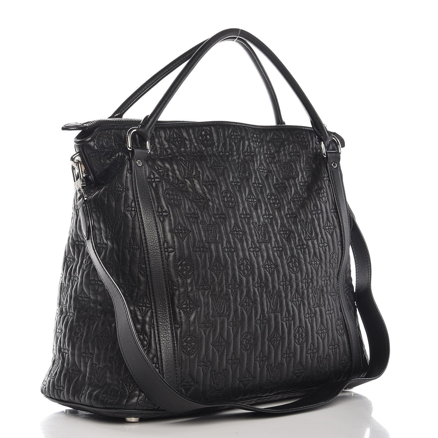 Monogram Lambskin Antheia Ixia MM Black
