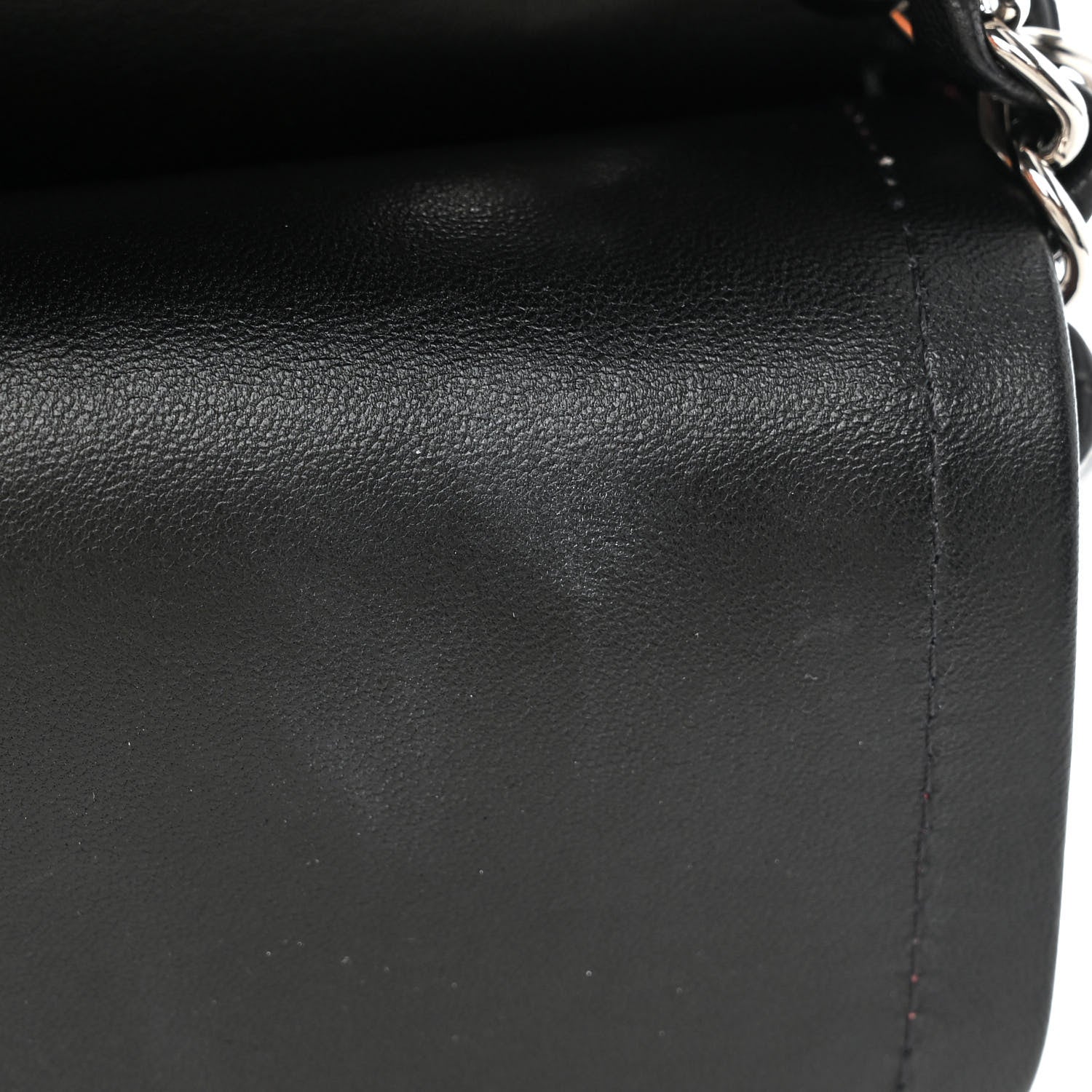 Chanel Lambskin Quilted Medium Double Flap Black 13 of 15