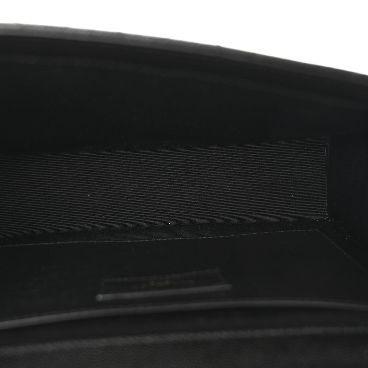 Grain De Poudre Textured Mixed Matelasse Triquilt Medium Monogram Satchel Black