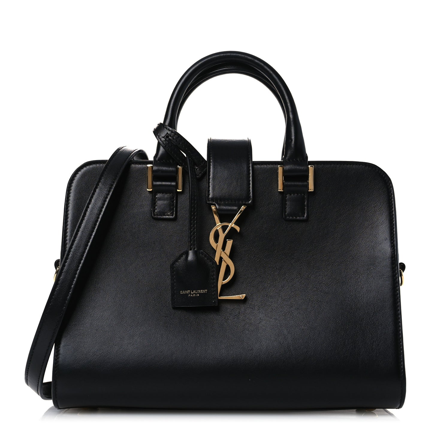 Calfskin Monogram Baby Cabas Black