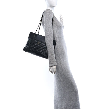 Chanel Caviar Quilted Urban Companion Shopping Tote Black 2 of 10