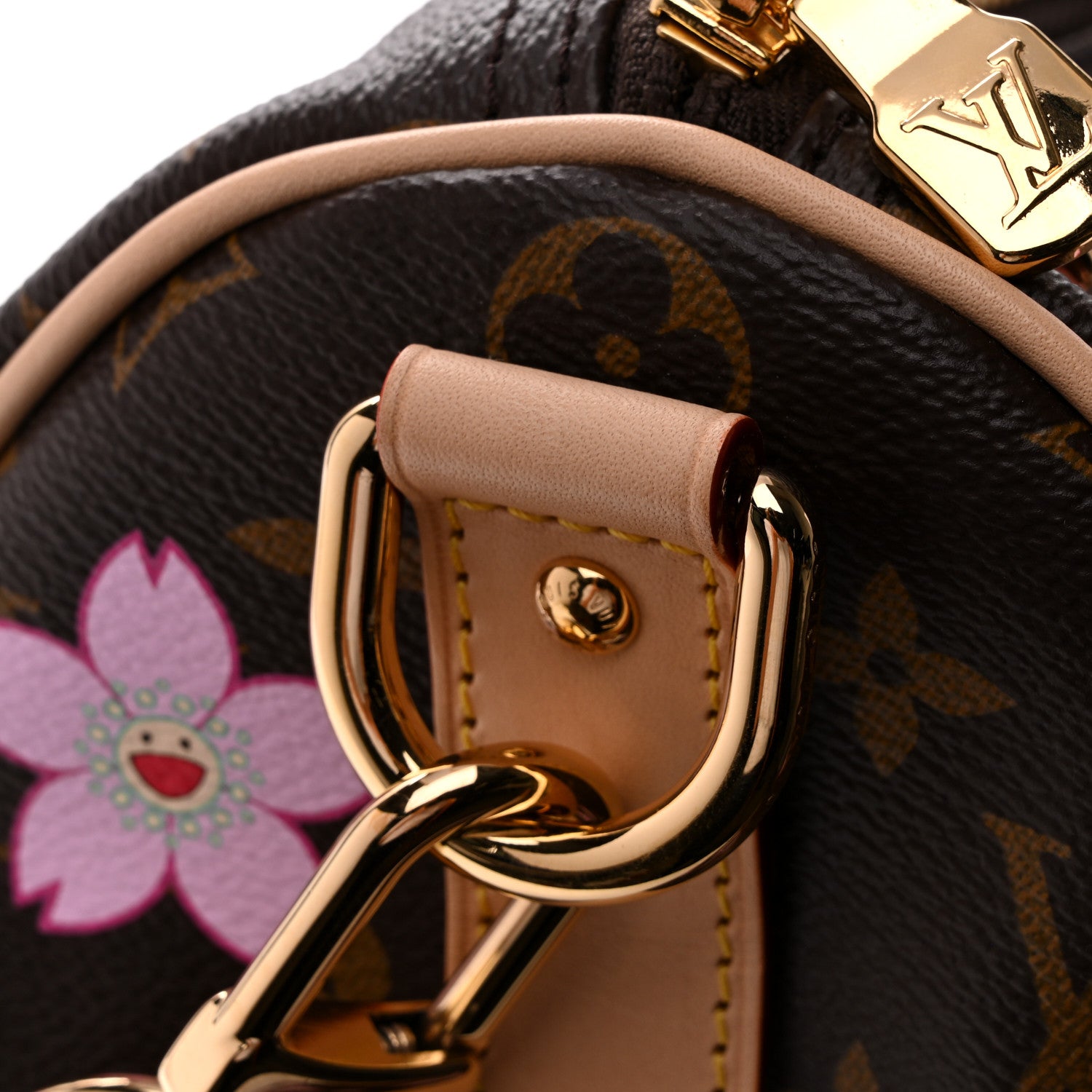 Louis Vuitton LV X TM Monogram Cherry Blossom Keepall Bandouliere 45 Sakura Brown 9 of 9
