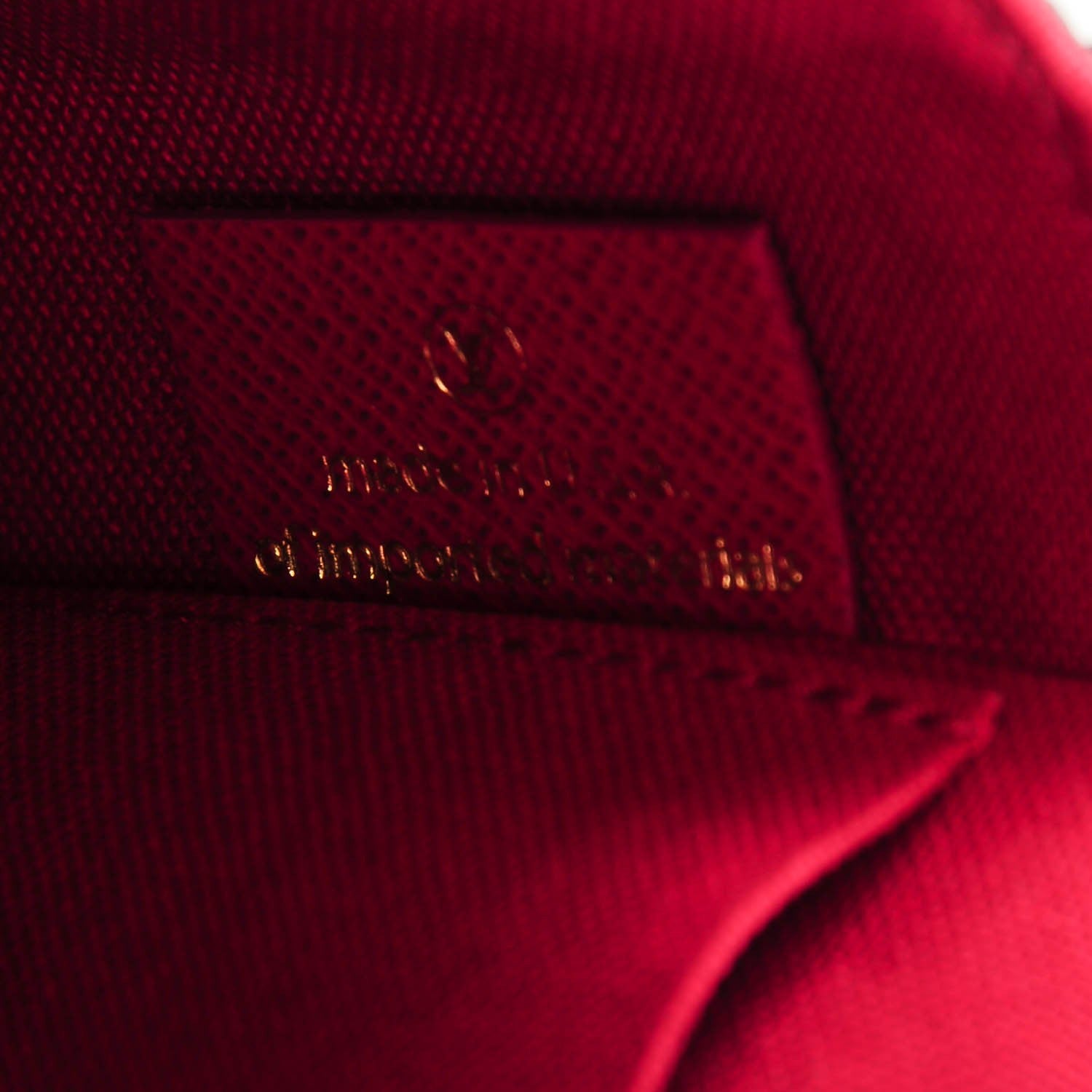 Louis Vuitton Monogram Pochette Felicie Chain Wallet Fuchsia 7 of 8