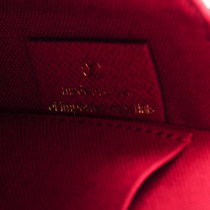 Louis Vuitton Monogram Pochette Felicie Chain Wallet Fuchsia 7 of 8