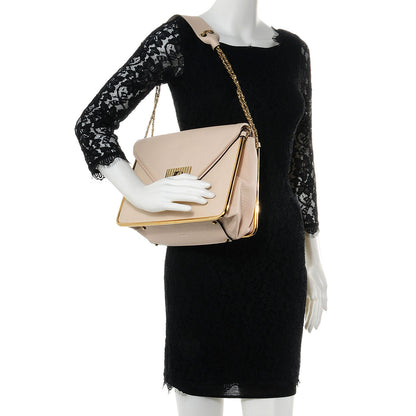 Chloe Grained Calfskin Sally Flap Bag Beige 2 of 10