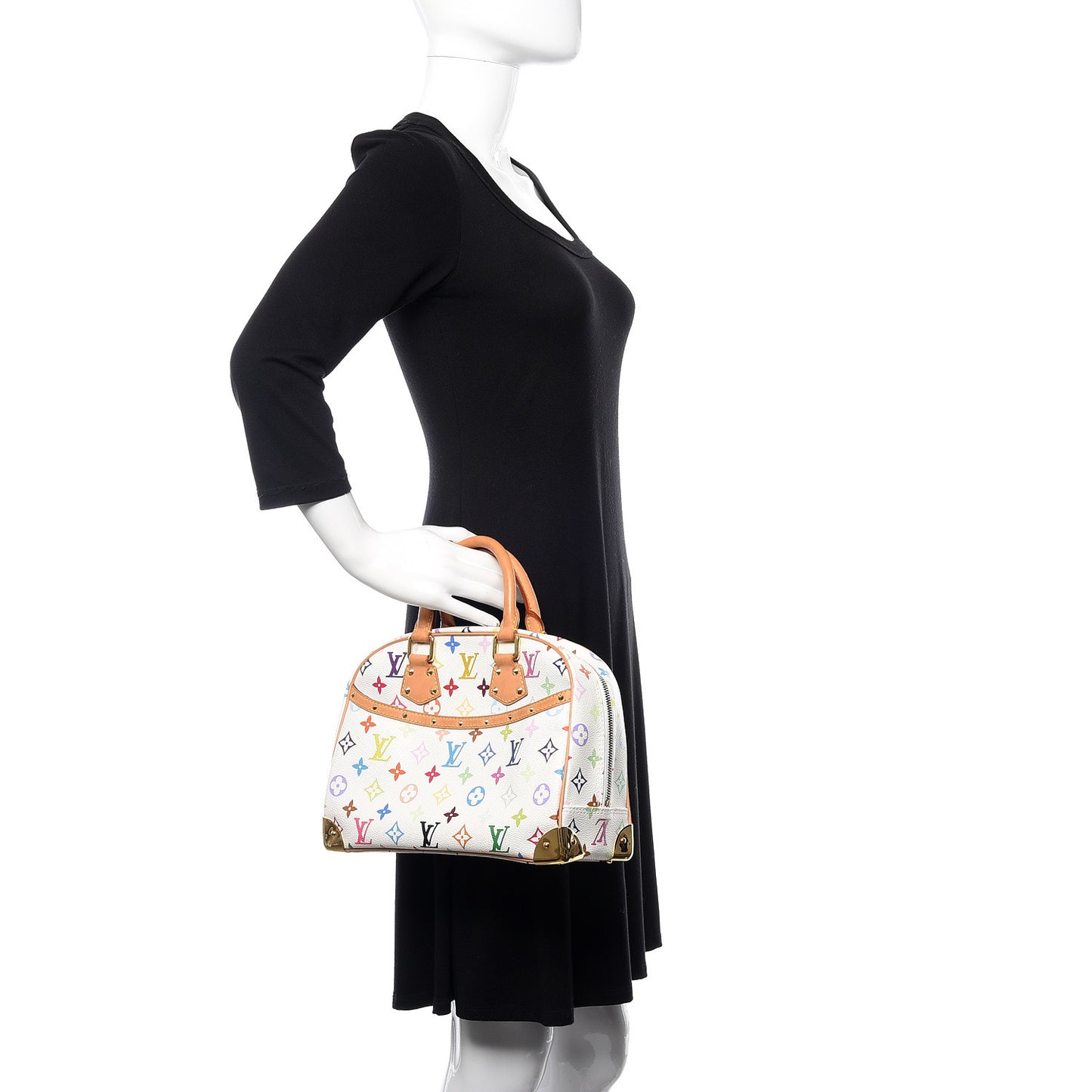 Monogram Multicolor Trouville White