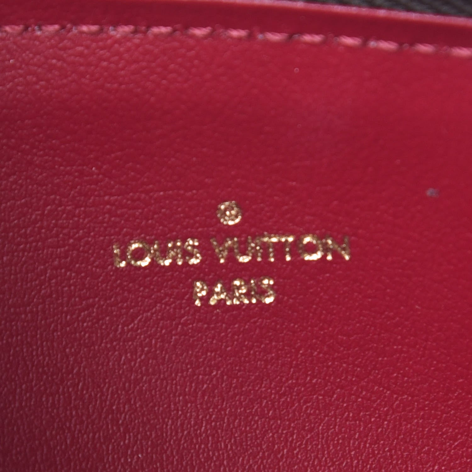 Louis Vuitton Monogram Felicie Chain Wallet Zippered Insert Fuchsia 6 of 6