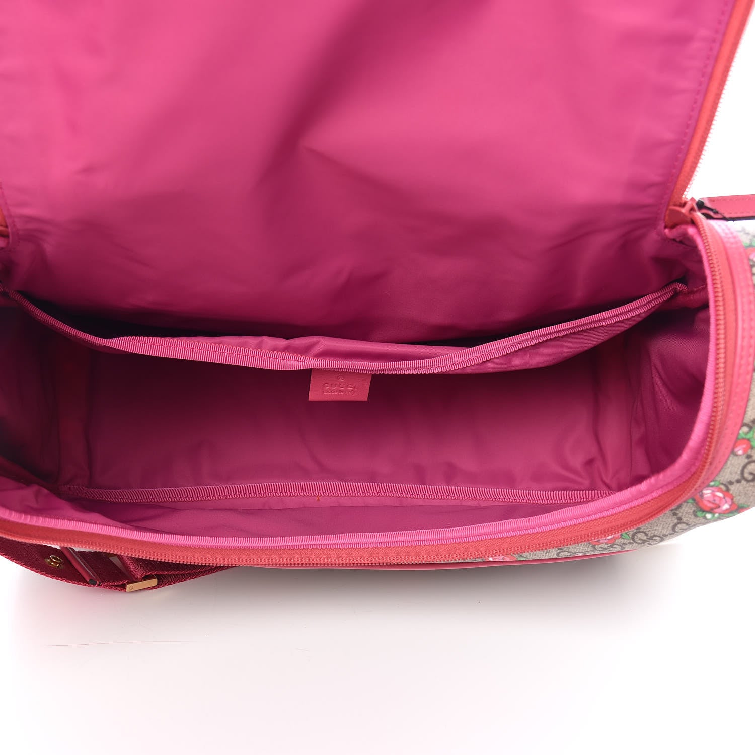 Gucci GG Supreme Monogram Rose Bud Diaper Bag Pink 5 of 10