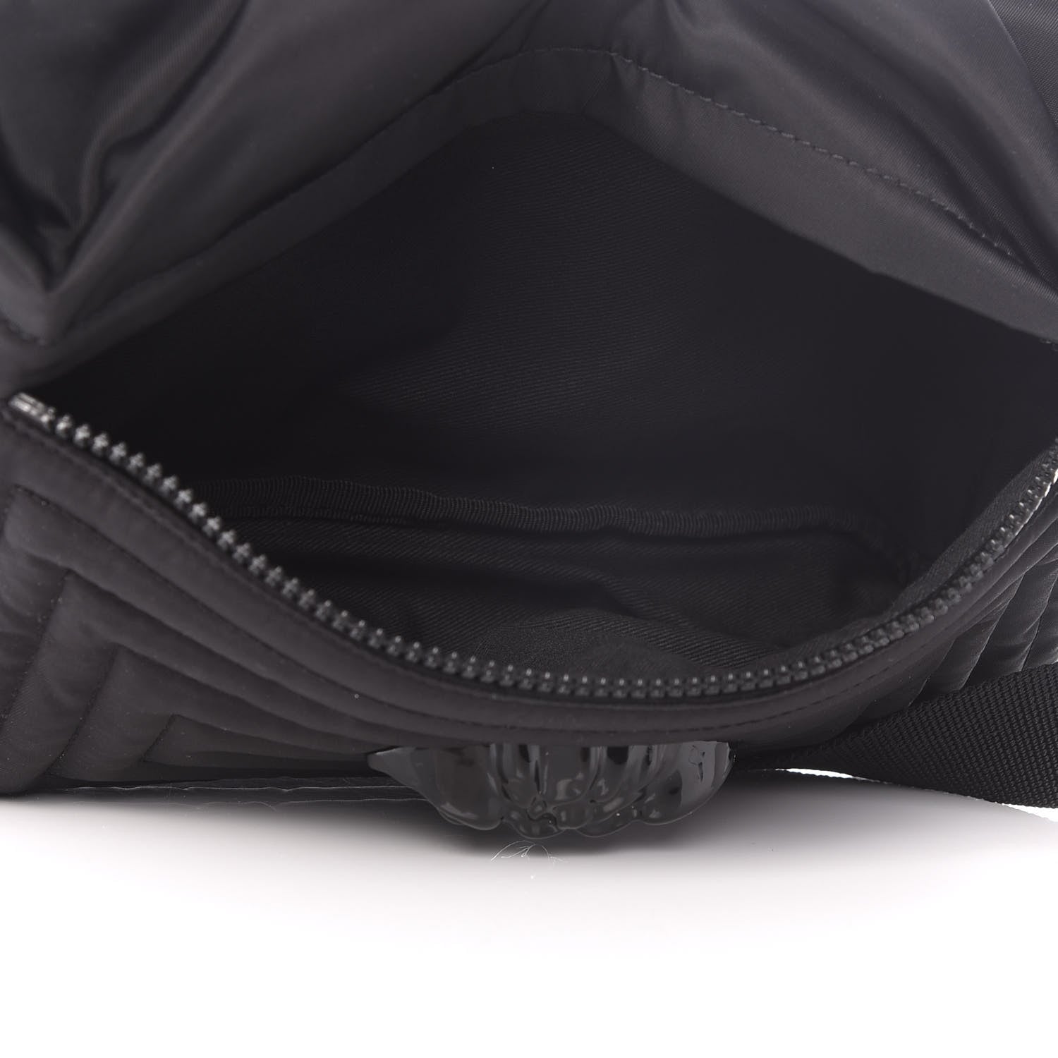 Versace Nylon Palazzo Medusa Belt Bag Black 4 of 9