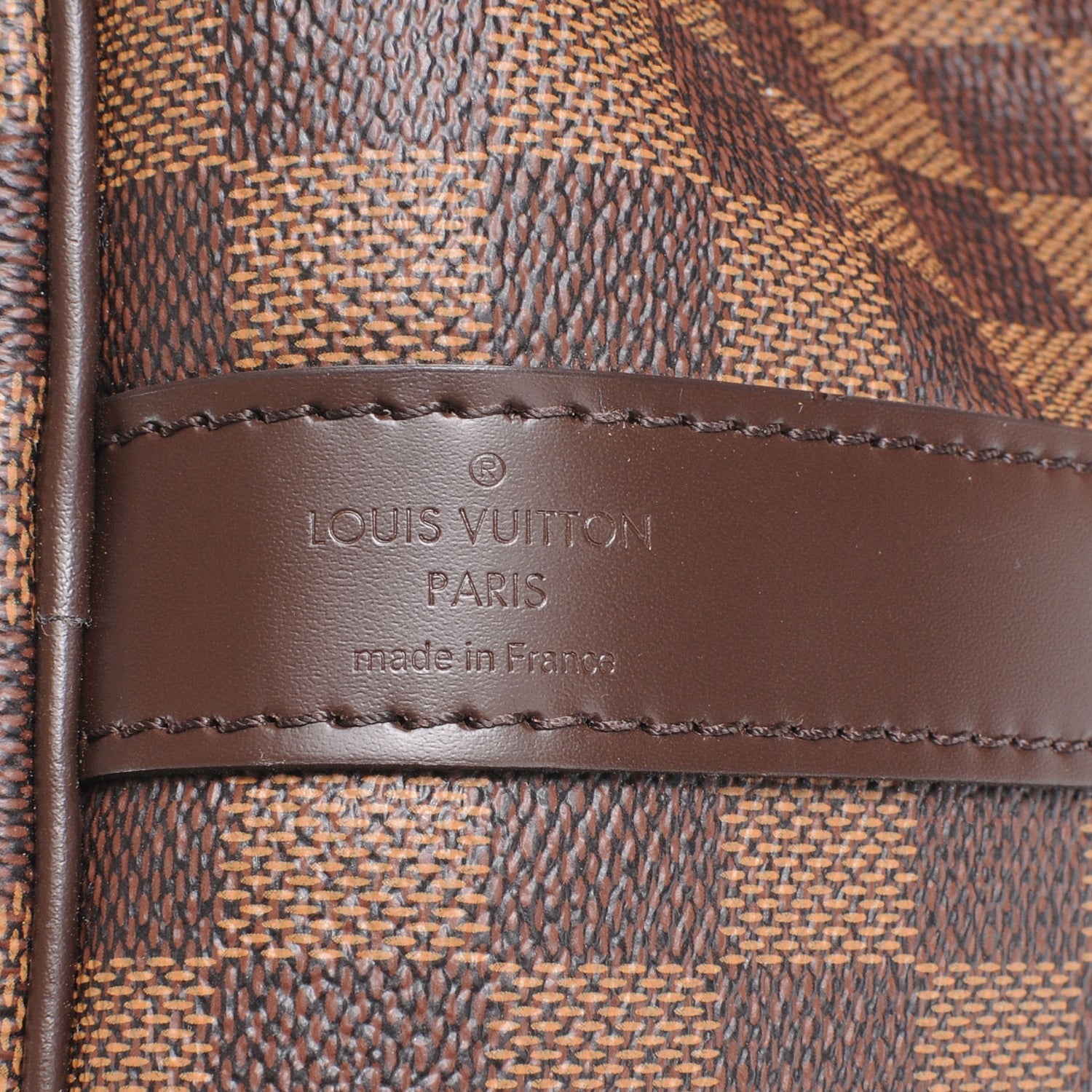 Louis Vuitton Damier Ebene Keepall BandouliÃ¨re 55 6 of 8