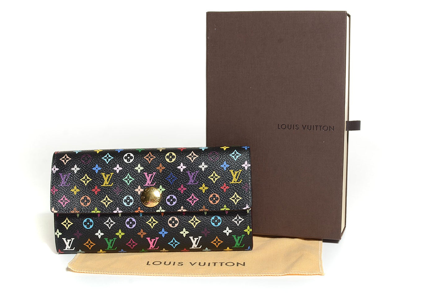 Monogram Multicolor Sarah Wallet Black Grenade