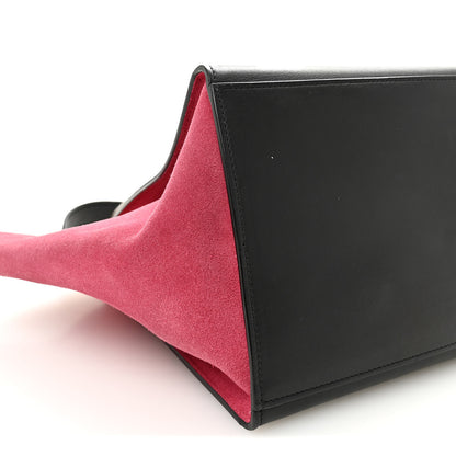 Celine Smooth Calfskin Suede Medium Tri-Color Trapeze Pink 8 of 9