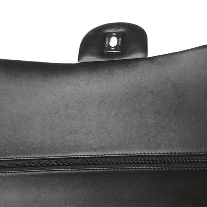 Chanel Lambskin Quilted Maxi Double Flap Black 17 of 21