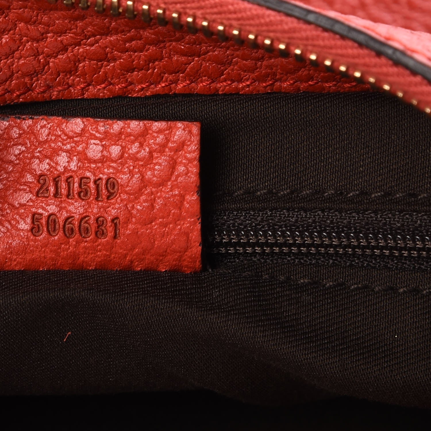 Gucci Leather Half Moon Bamboo Ring Hobo 7 of 8
