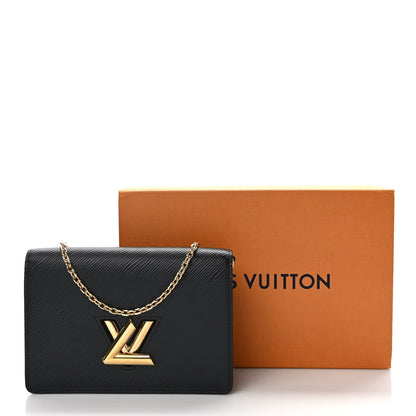 Louis Vuitton Epi Twist Belt Chain Wallet Black 9 of 9