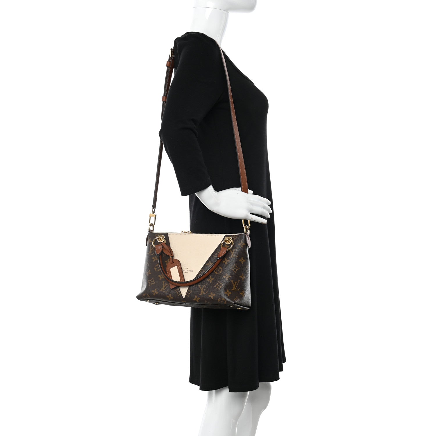Louis Vuitton Monogram V Tote BB Creme 2 of 10