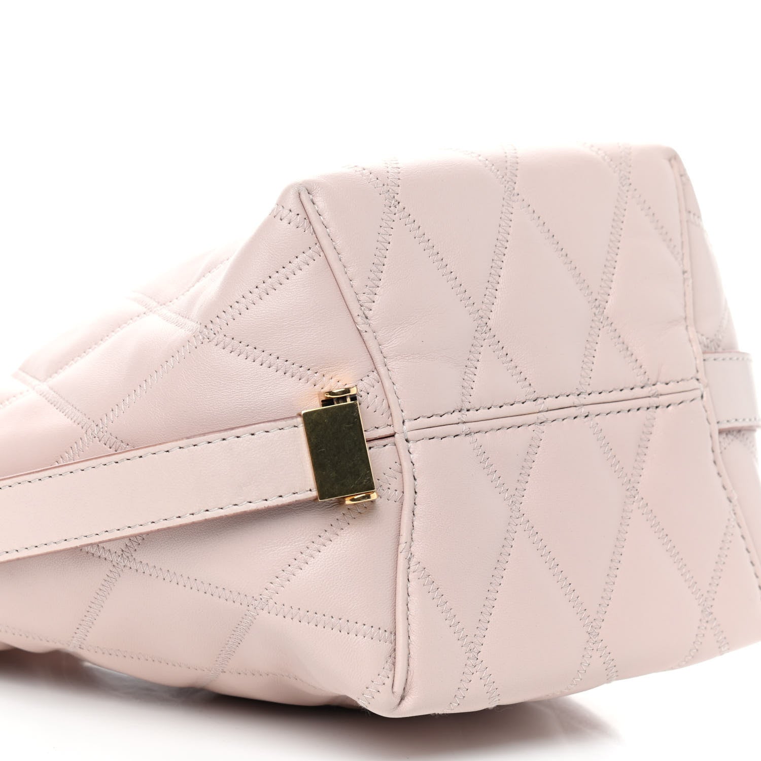 Givenchy Lambskin Quilted Mini GV Bucket Bag Pink 7 of 8