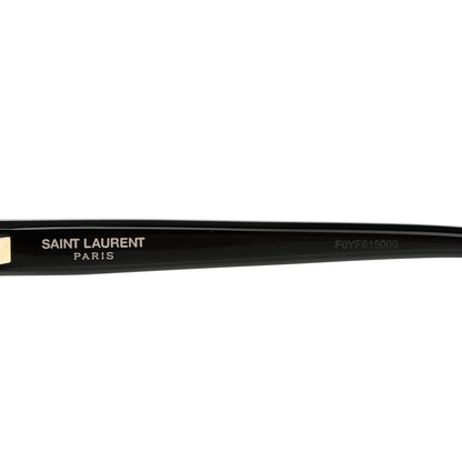 Saint Laurent Acetate Round Sunglasses SLM25K Black Black 6 of 7