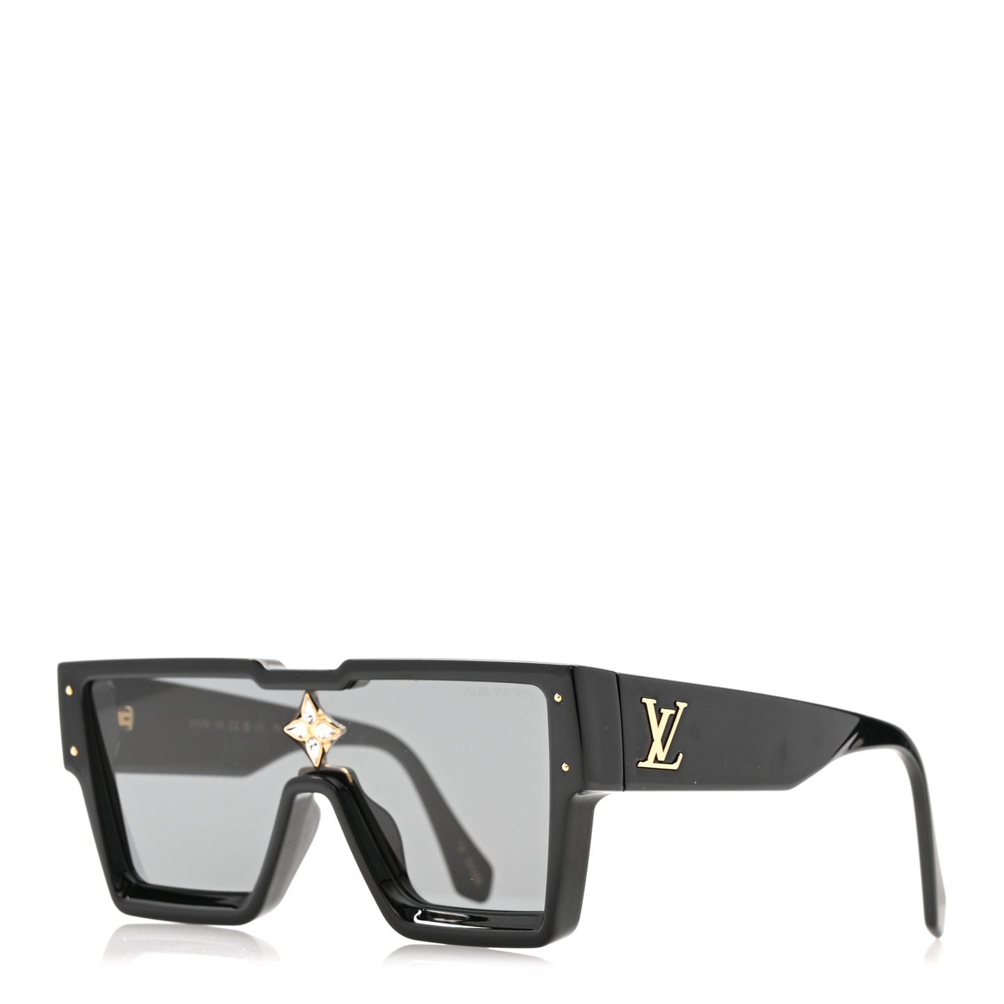 Acetate Swarovski Crystal Cyclone Sunglasses Z1578E Black