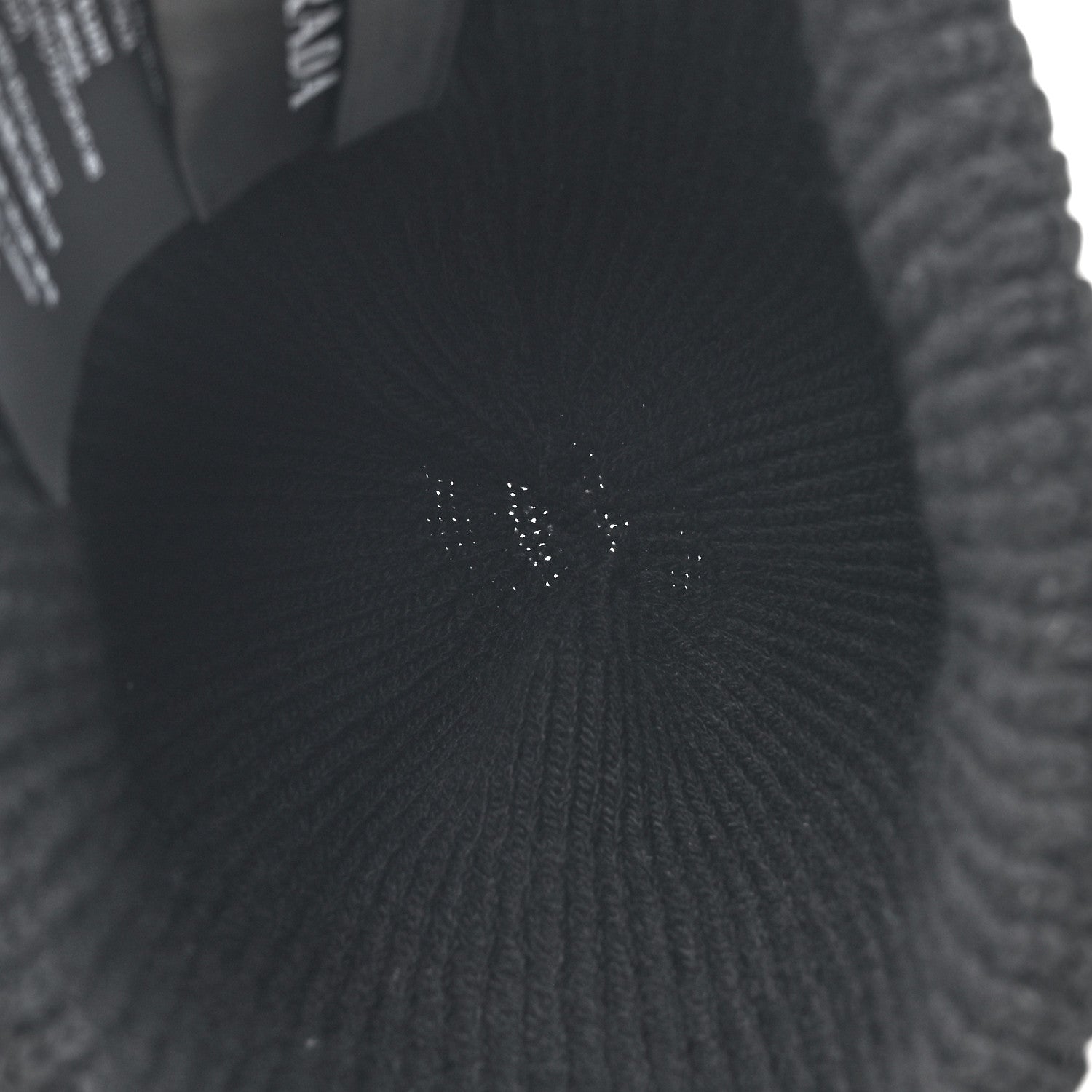 Prada Wool Cashmere Beanie Hat L Black 7 of 8