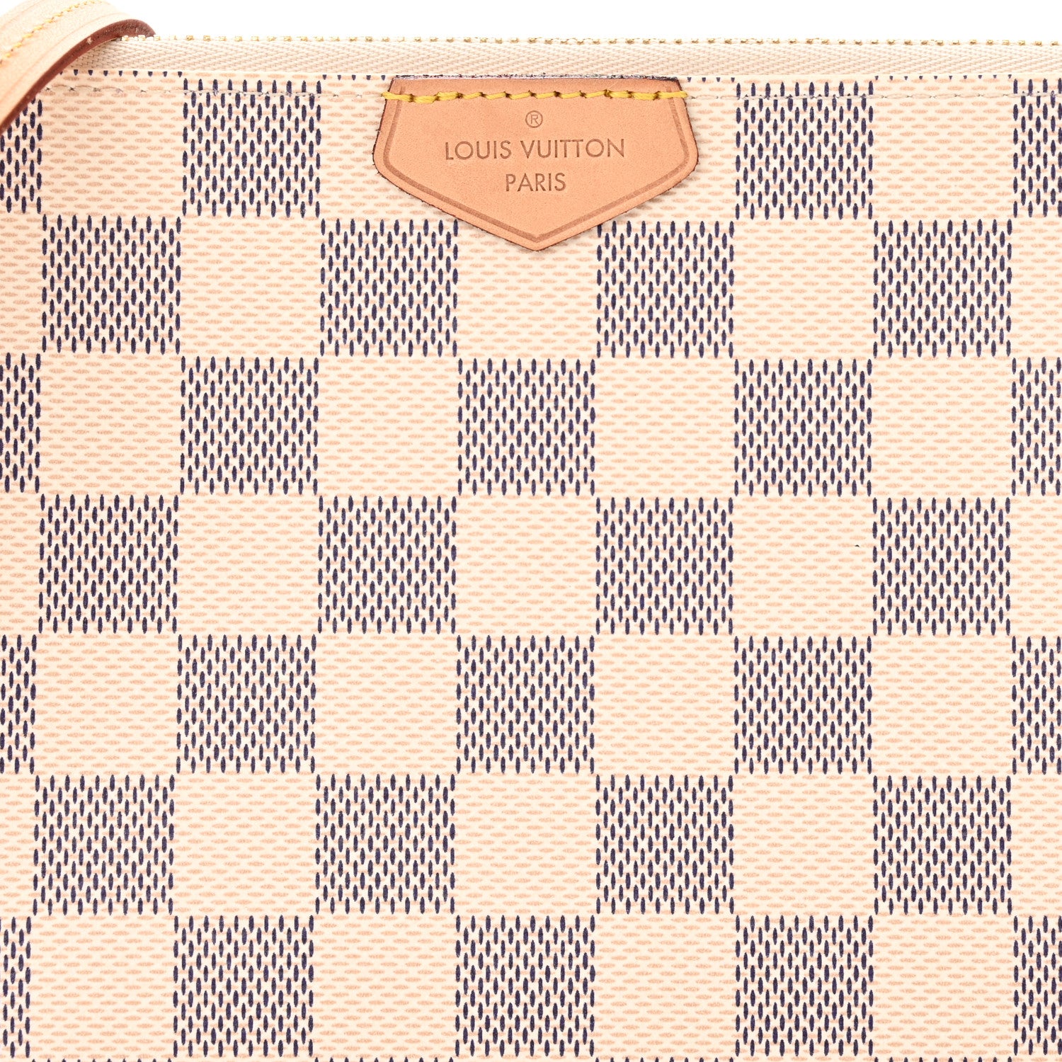 Louis Vuitton Damier Azur Double Zip Pochette 9 of 13