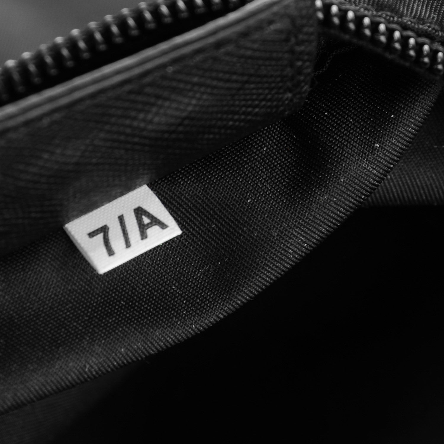 Prada Nylon Vela Flat Messenger Bag Black 7 of 8