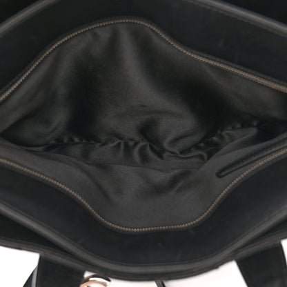 Chanel Lambskin Quilted Large Easy Carry Shopping Tote Black 8 of 16