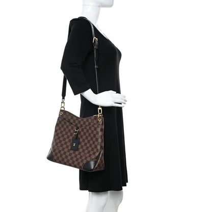 Louis Vuitton Damier Ebene Odeon MM Black 2 of 9