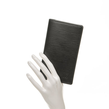Louis Vuitton Epi Checkbook Cover Black 2 of 8