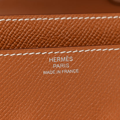 Hermes Epsom Constance Long Wallet To Go Gold 6 of 8