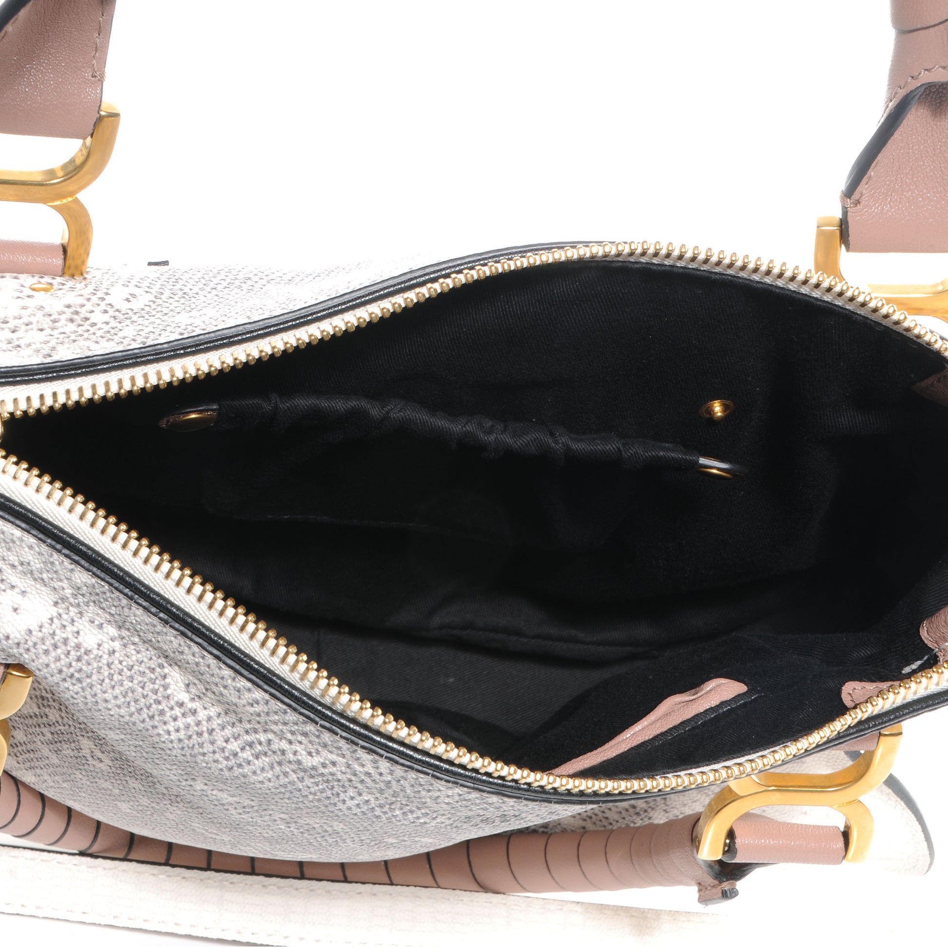 Chloe Lizard Embossed Medium Marcie Satchel 5 of 8