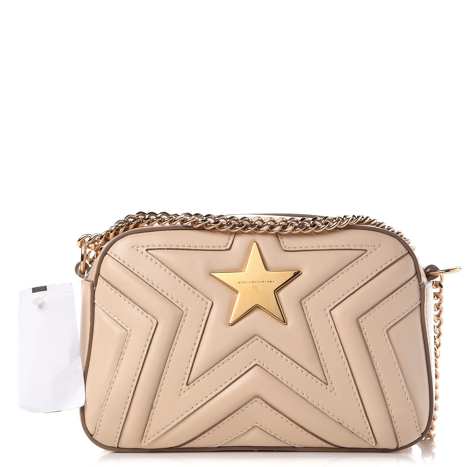 Stella McCartney Eco Alter Nappa Star Patch Shoulder Bag Cream 1 of 7