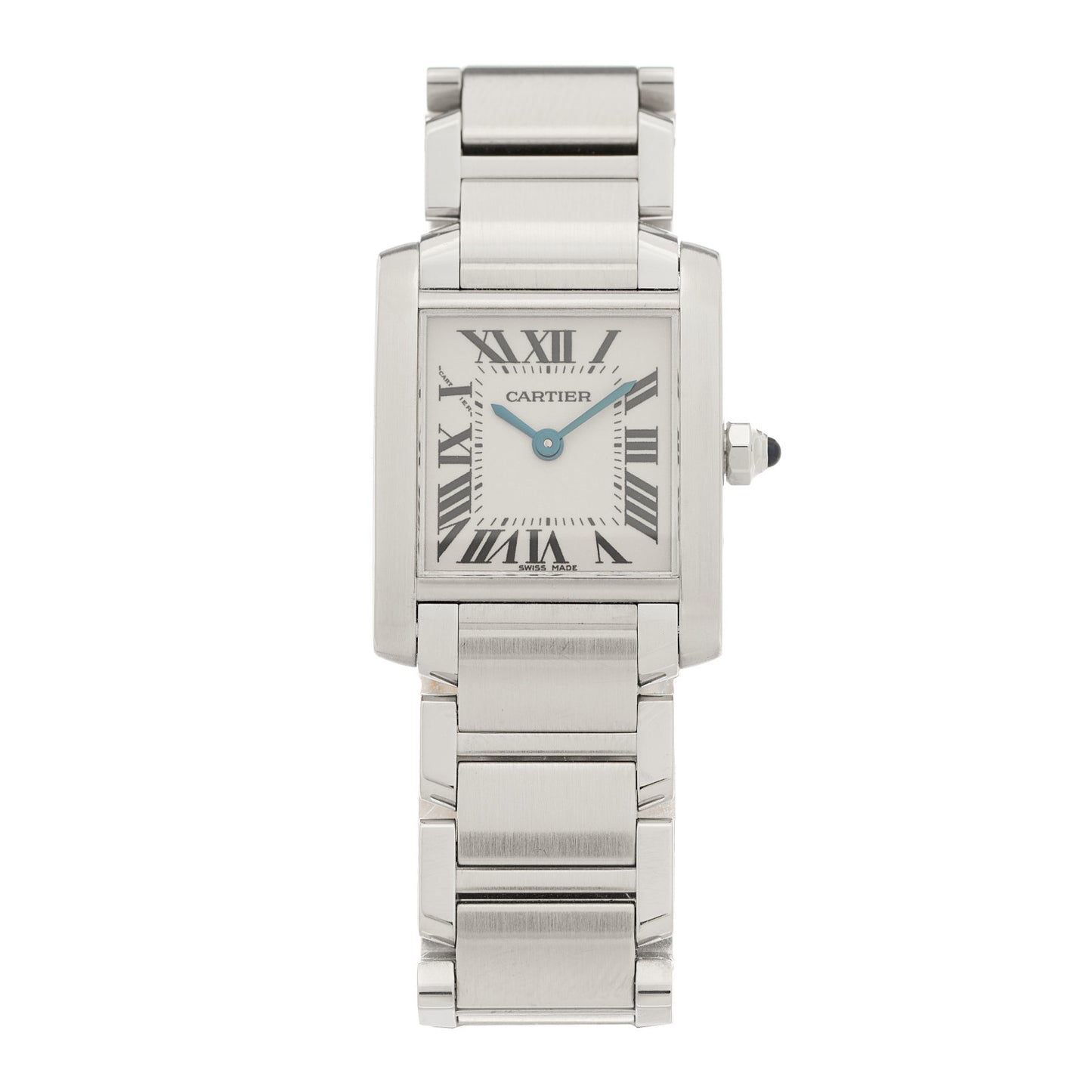 Stainless Steel 20mm Tank Francaise Quartz Watch