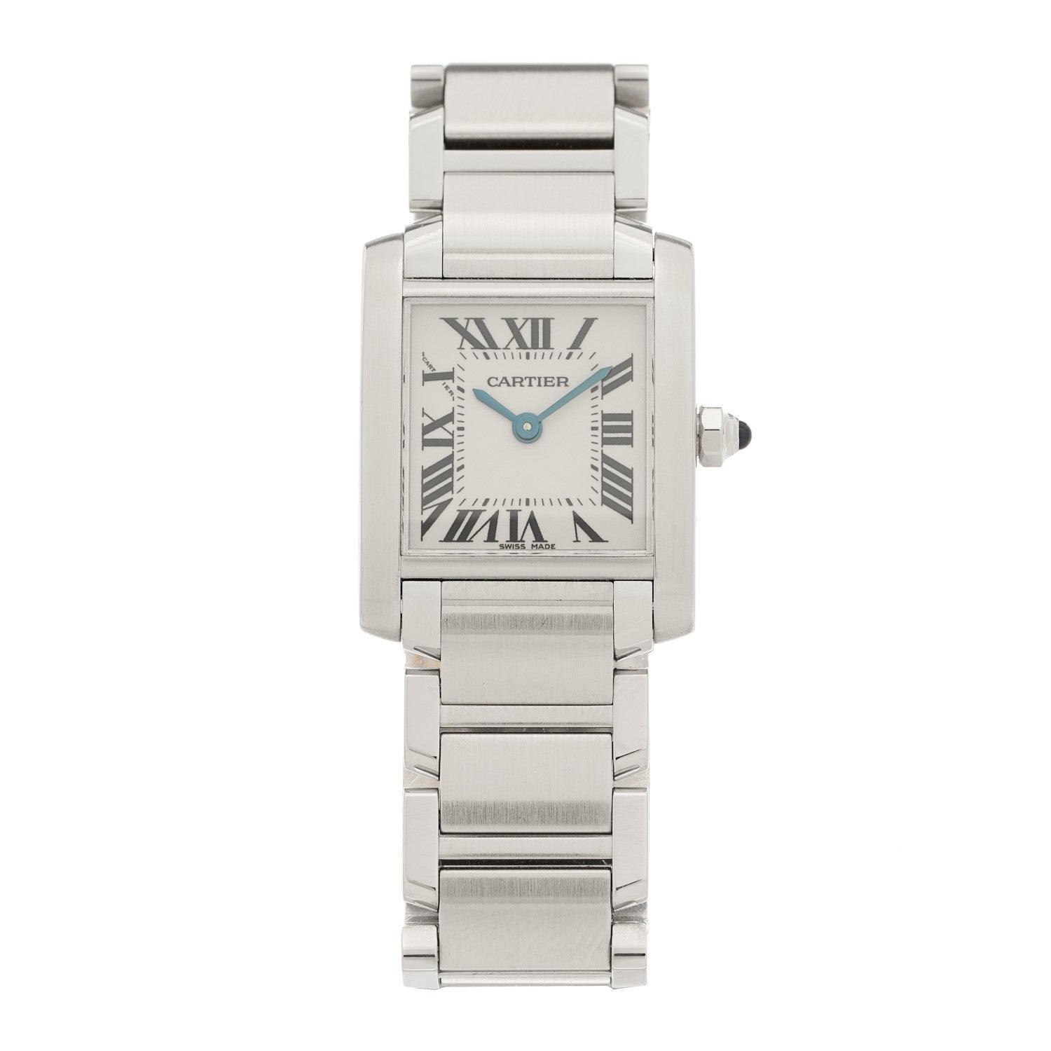 Cartier Stainless Steel 20mm Tank Francaise Quartz Watch 1 of 4