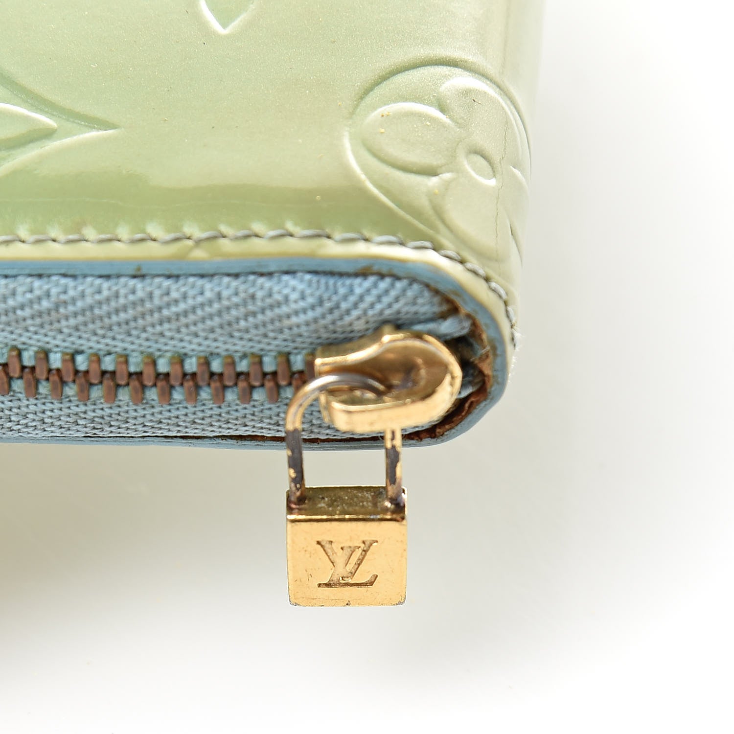 Louis Vuitton Vernis Zippy Coin Purse Baby Blue 13 of 13