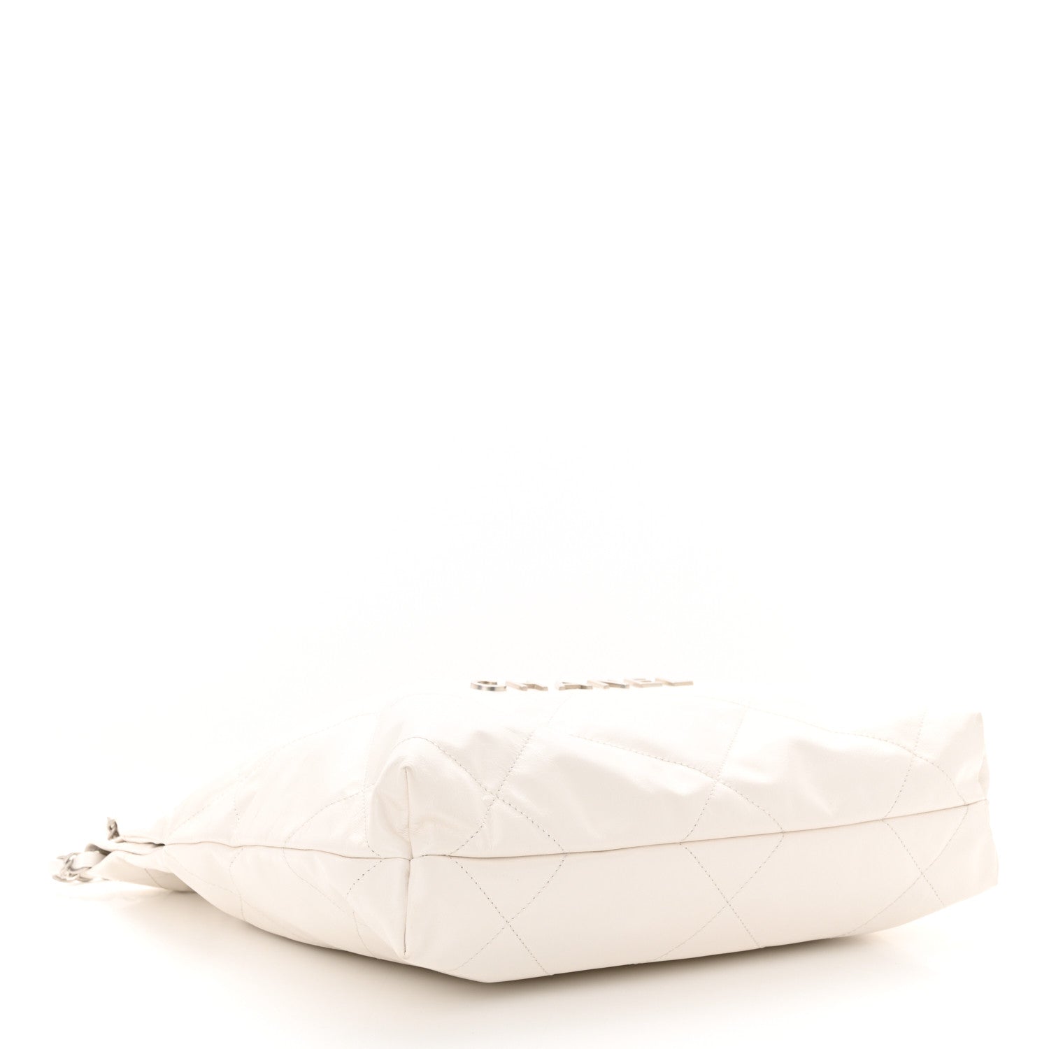 Chanel Shiny Calfskin Quilted Small Chanel 22 White 8 of 11