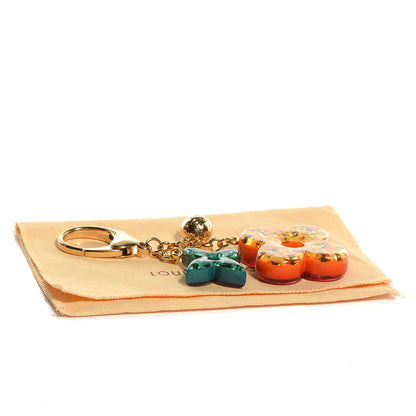 Louis Vuitton Resin Strass Glam Flower Bag Charm Multicolor 5 of 5