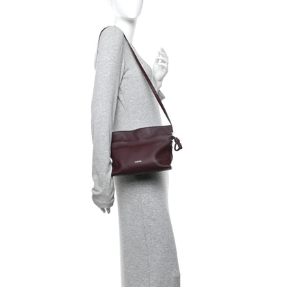 Loewe Calfskin Mini Flamenco Knot Clutch Dark Burgundy 2 of 15