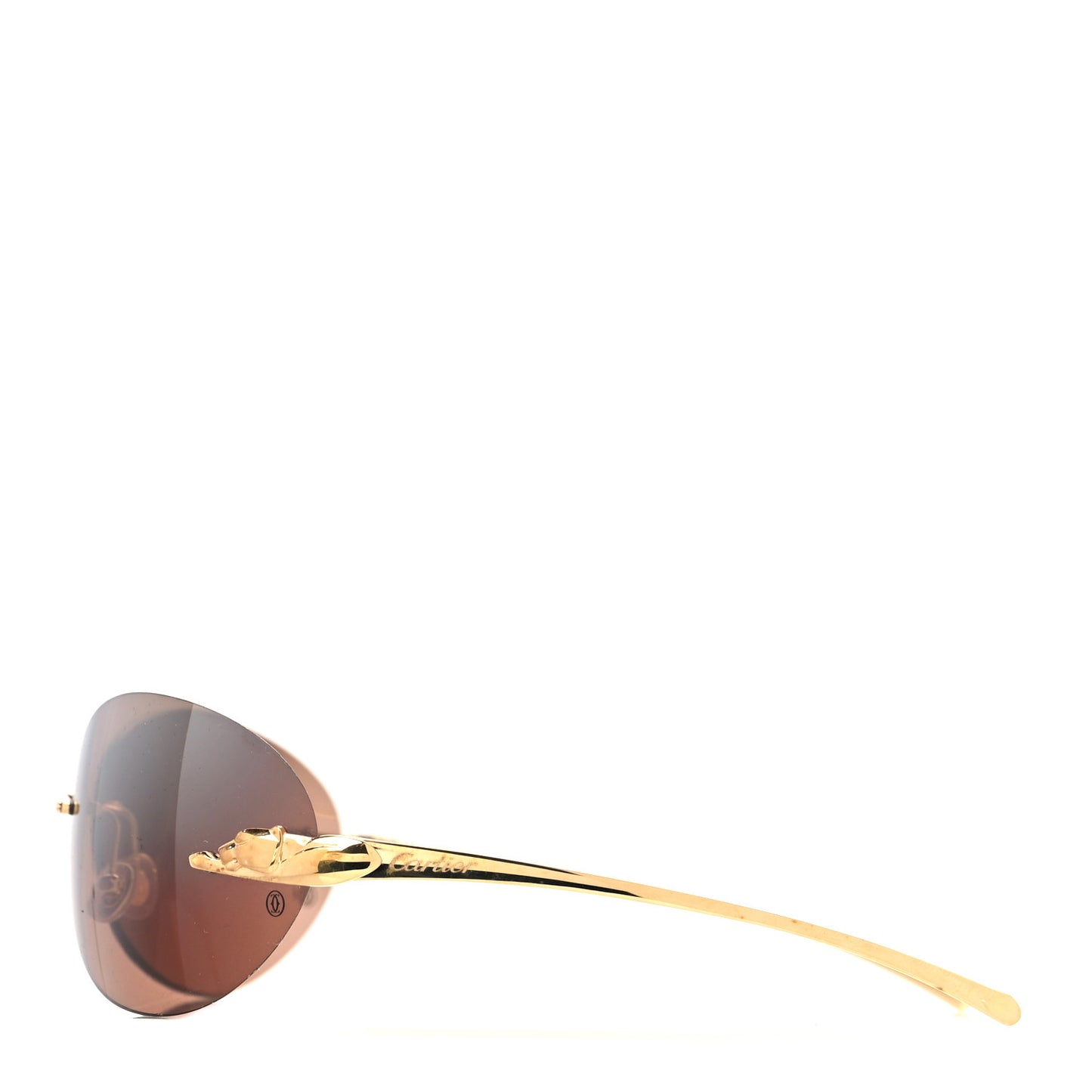 Panthere De Cartier Sunglasses Gold