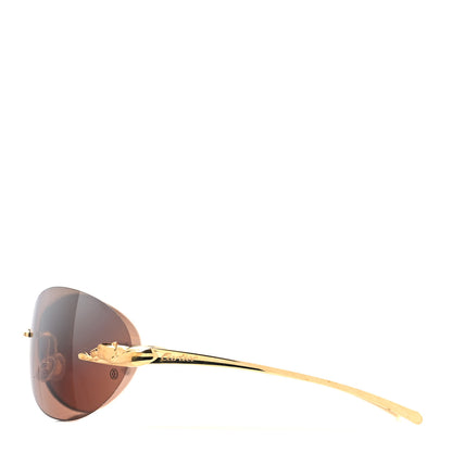 Cartier Panthere De Cartier Sunglasses Gold 3 of 7