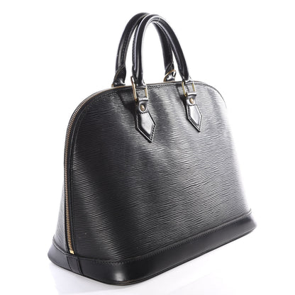 Louis Vuitton Epi Alma PM Black 2 of 14