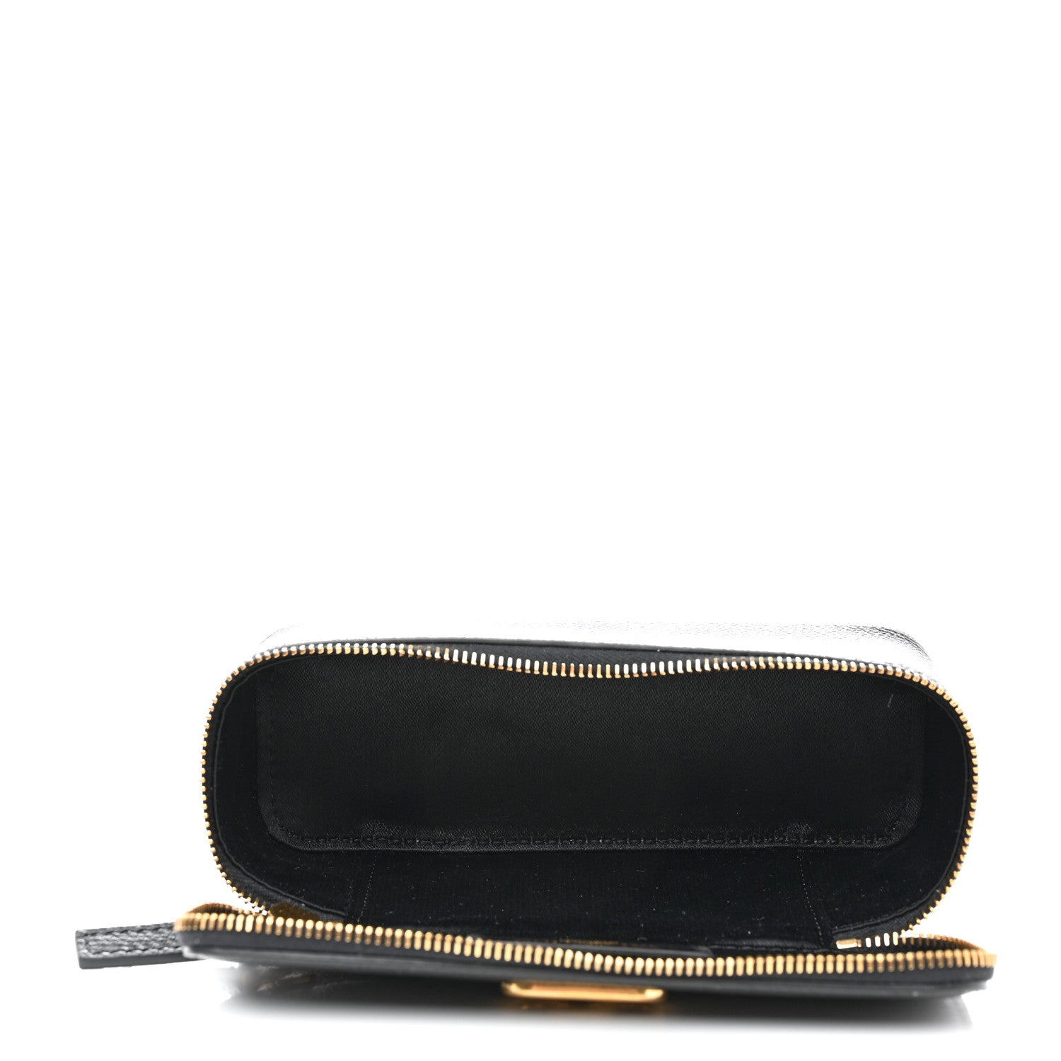 Valentino Garavani Grained Calfskin VLogo Signature Wash Bag Black 10 of 12