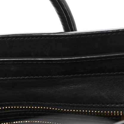 Celine Calfskin Nubuck Suede Micro Tri-Color Luggage Porcelain 9 of 9