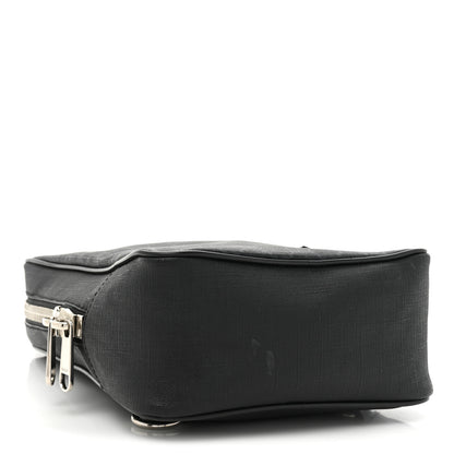 Gucci GG Supreme Monogram Web Belt Bag Black Grey 4 of 11