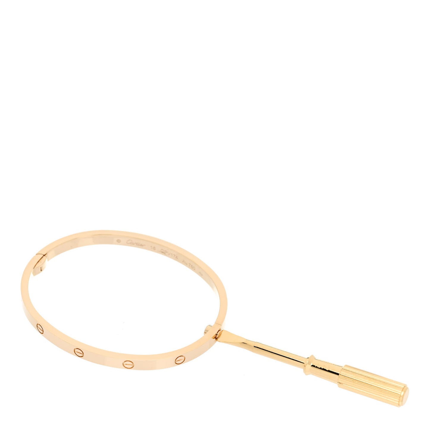 18K Yellow Gold Small LOVE Bracelet 15