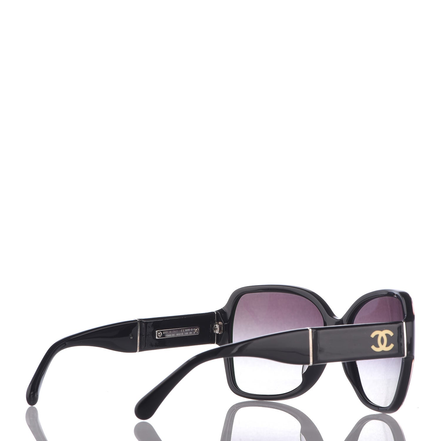 Chanel Square Summer CC Sunglasses 5230Q Black 4 of 7