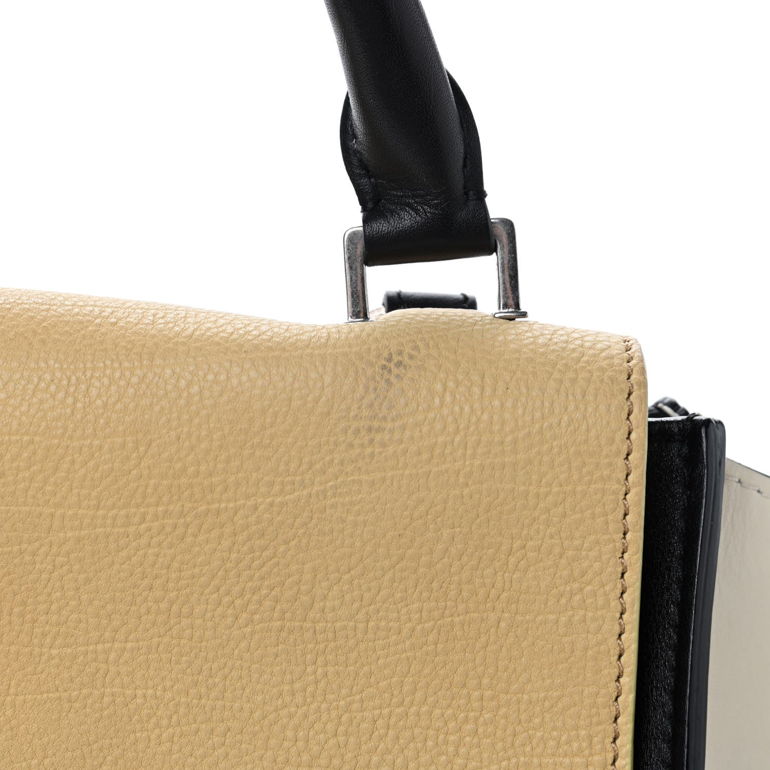 Celine Velluto Calfskin Medium Tri-Color Trapeze 9 of 9